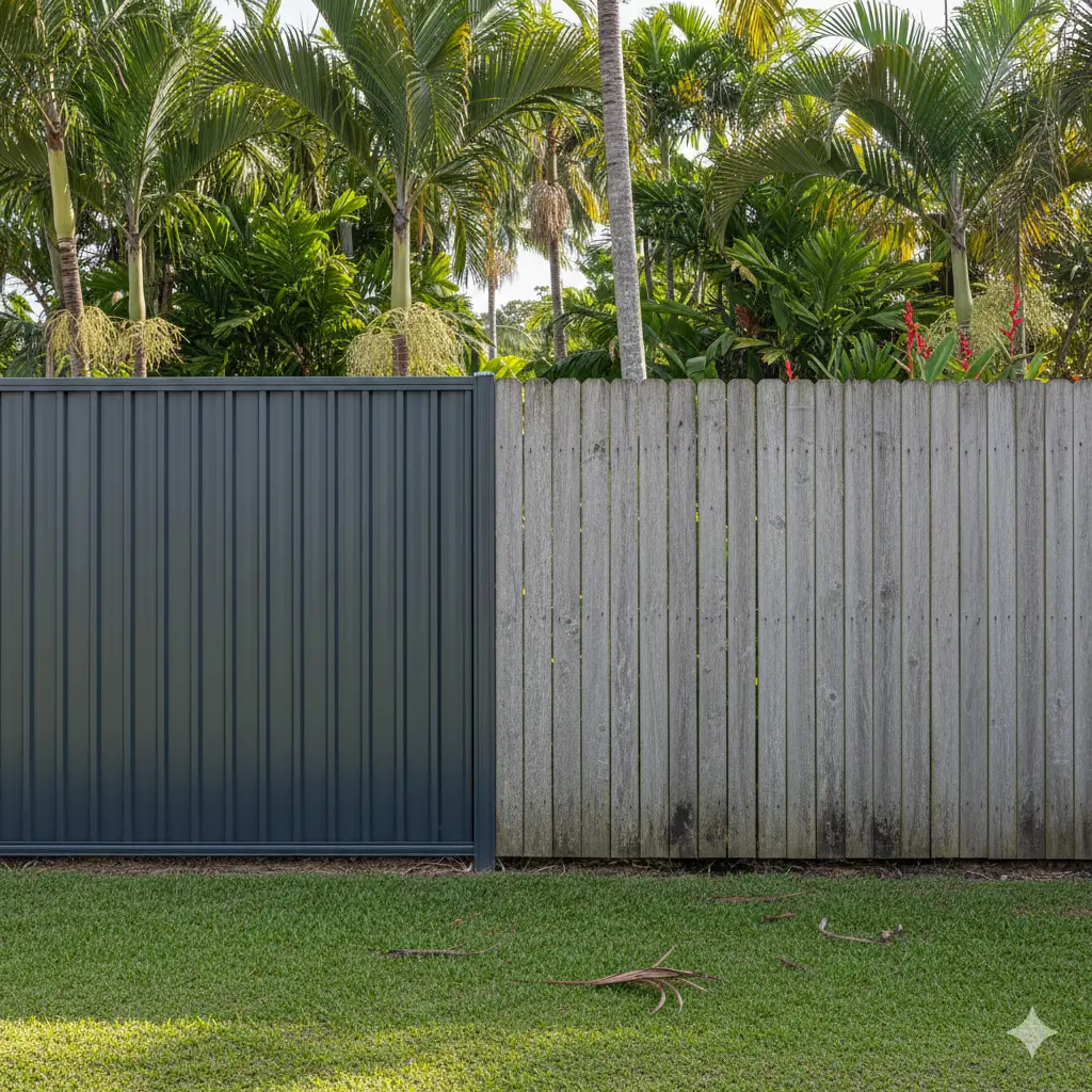 Colorbond vs Timber Fencing Cairns a Tropical Climate Challenges